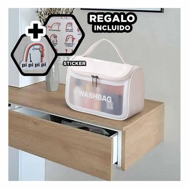 NECESER RYBIU BE30323013 BLANCO DE MAQUILLAJE Y STICKERS