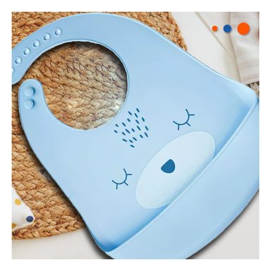 BABERO RYBIU BE32157 RESISTENTE AL AGUA + STICKERS CELESTE - 5