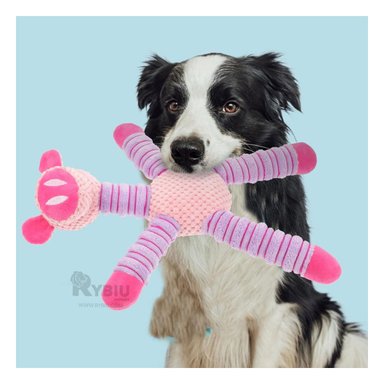 PELUCHE FELPA PERRO Y GATO MA29653 RYBIU ROSADO Y AGENDITA