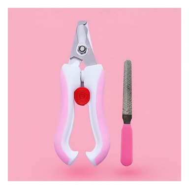 CORTAUÑAS PERRO Y GATO RYBIU PP26L EFICIENTE ROSADO + STICKERS - 2