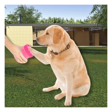 LIMPIADOR PERRO RYBIU MA29655 FORMA CILINDRO ROSADO + STICKERS