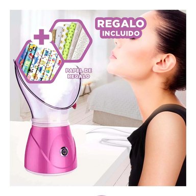 VAPORIZADOR RYBIU BE30351 FACE OPTIMO ROSADO + PAPEL DE REGALO