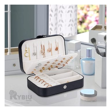 JOYERO RYBIU BE32210 CUERO VERSATIL Y AGENDITA NEGRO