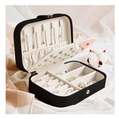 JOYERO RYBIU BE32210 MODERNO Y REFINADO Y PAPEL REGALO NEGRO