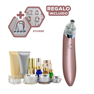 SUCCIONADOR GRANOS RYBIU FACIAL EN COLOR ROSADO BE30350 + STICKERS