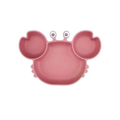 PLATO RYBIU CANGEJO BE32153 VENTOSA SILICONA BEBE ROSADO