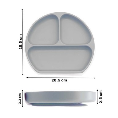 PLATO RYBIU BE32161 SEGURIDAD ANTIDERRAMES GRIS + STICKERS