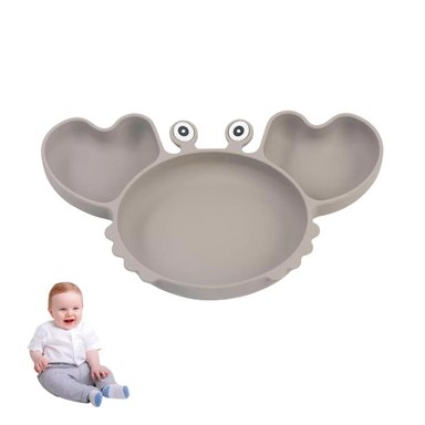 PLATO RYBIU CANGREJO BE32155 GRIS PLATEADO MATE + PAPEL REGALO