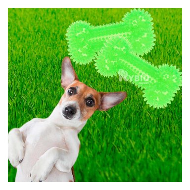 SET PERRO MA29851 RYBIU PARA CON LUZ LED VERDE Y PAPEL DE REGALO