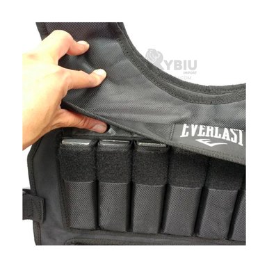 CHALECO RYBIU 10KG NEGRO CARGA TORAXICA + REGALO STICKERS