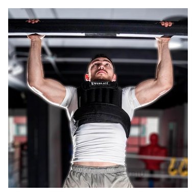 CHALECO RYBIU 10KG NEGRO CROSSFIT CIERRE TIPO VELCRO EN