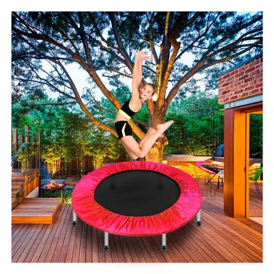 TRAMPOLÍN RYBIU DE30678 23X100CM MODERNO TAMAÑO M ROJO + REGALO AGENDITA