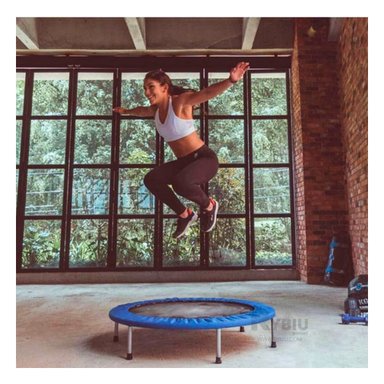 TRAMPOLÍN RYBIU DE30679 90X90 LIVIANO Y ROBUSTO TALLA S AZUL
