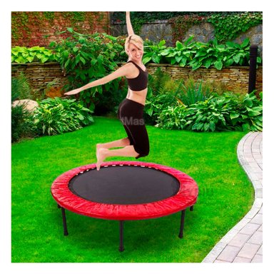 TRAMPOLÍN RYBIU DE30678 23X100CM LIVIANO Y ROBUSTO TALLA M ROJO