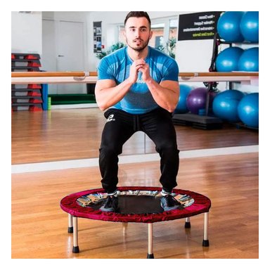 TRAMPOLÍN RYBIU W-224 90X90 ROBUSTO TAMAÑO S ROJO + REGALO STICKERS