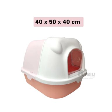 ARENERO GATO RYBIU MA30040 PARA INTERIORES DE CASA CON CUBIERTA Y PALA ROSADO Y NARANJA + AGENDITA - 5