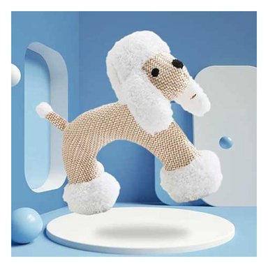 PELUCHE PERRO MA30069 RYBIU INTERACTIVO CON EFECTO DE SONIDO BLANCO Y STICKERS - 2