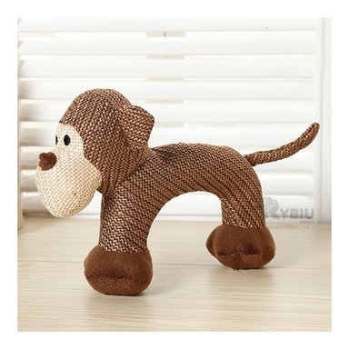 PELUCHE ALEGRE Y DIVERTIDO DE COLOR MARRON Y+REGALO STICKERS