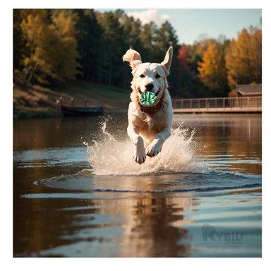 PELOTA ALGODON PERROS MA29957 RYBIU TRENZADA DE VERDE +AGENDITA