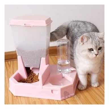 DISPENSADOR PERRO Y GATO MA29661 ROSADO Y PAPEL REGALO RYBIU