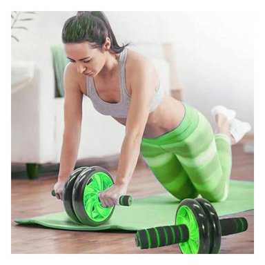 RUEDA RYBIU DE30657 FORTALECEDORA DE ABDOMEN VERDE + PAPEL DE REGALO - 3