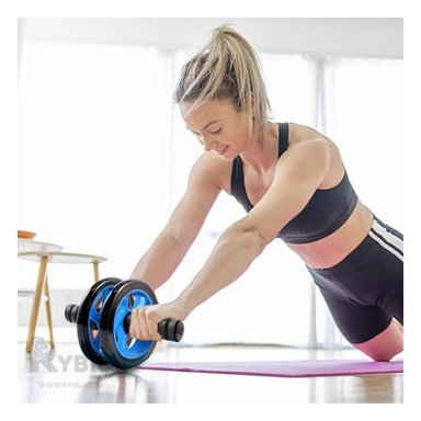 RUEDA RYBIU DE30656 FORTALECEDORA ABDOMEN CELESTE + PAPEL REGALO