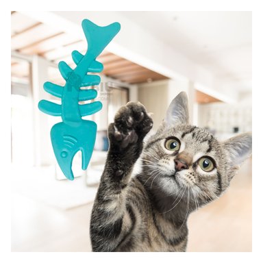 JUGUETE PERROS Y GATOS MA29082 RYBIU EN COLOR VERDE AGUA +AGENDITA