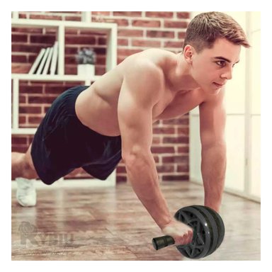 RUEDA RYBIU DE30659 FORTALECEDORA ABDOMEN NEGRO + PAPEL REGALO