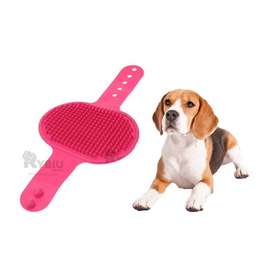 PEINE PERRO Y GATO RYBIU MA29127 DE DISEÑO ERGONOMICO SET DE 3 ROSADO