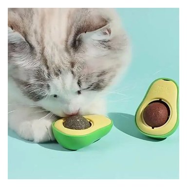 EXTRACTO DIVERTIDO EN FORMA DE PALTA VERDE PARA MASCOTAS - 2