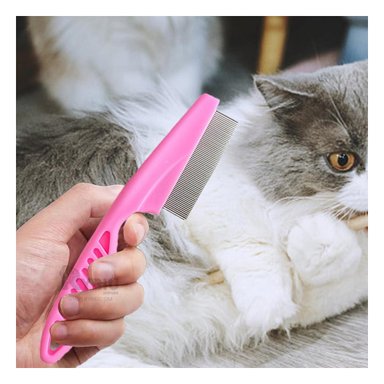 PEINE PERRO Y GATO RYBIU PELO MASCOTA COLOR ROSADO Y+AGENDITA