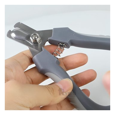 CORTAUÑAS PERRO RYBIU MA29635 CON LIMA Y MANGO ANTIDESLIZANT PEQUEÑO PLOMO