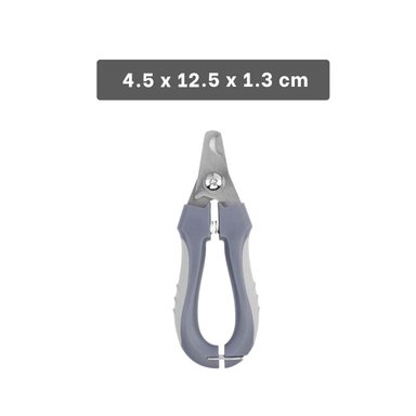 CORTAUÑAS PERRO RYBIU MA29635 CON LIMA Y MANGO ANTIDESLIZANT PEQUEÑO PLOMO - 4
