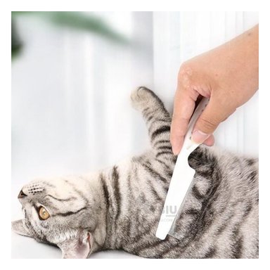 PEINE PERRO Y GATO RYBIU MA29622 FUNCIONAL QUITA PULGAS DE BLANCO + AGENDITA