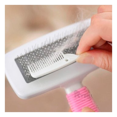 CEPILLO GATO RYBIU MA29886 KIT DESENREDANTE DE PELO ROSADO + AGENDITA