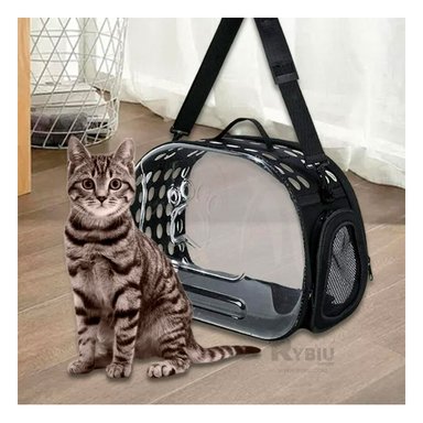 TRANSPORTADOR PERROS Y GATOS MA29889 RYBIU PORTATIL EN NEGRO Y+AGENDITA
