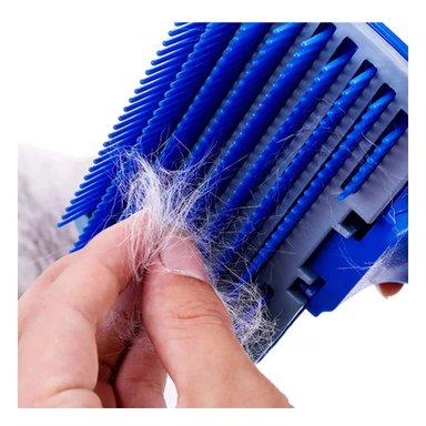 PEINE PERRO Y GATO RYBIU MA29640 CEPILLO PETS MATERIAL ANTIESTATICO AUTOLIMPIEZA GRANDE + PAPEL DE REGALO - 3