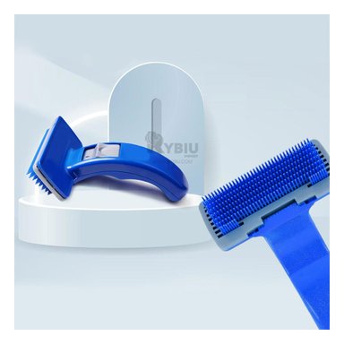 PEINE PERRO Y GATO RYBIU MA29641 CEPILLO AUTOLIPIEZA PARA ELIMINAR PELO TAMAÑO PEQUEÑO + PAPEL DE REGALO