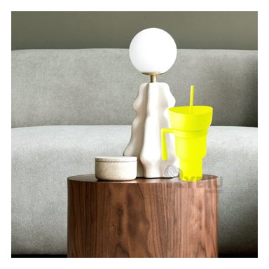 VASO PARA LIQUIDOS RYBIU CO29759 AMARILLO +REGALO STICKERS