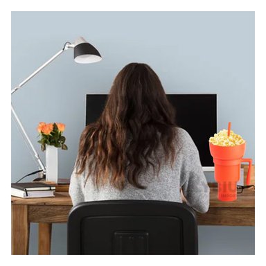 VASO PARA LIQUIDOS RYBIU CO29761 NARANJA +REGALO STICKERS