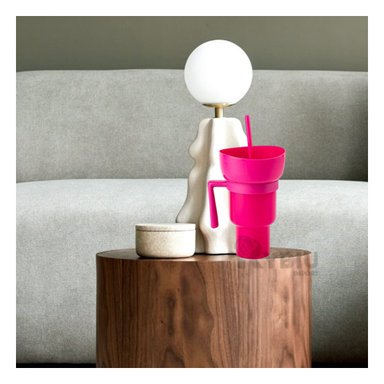 VASO PARA LIQUIDOS RYBIU CO29760 ROSADO +REGALO STICKERS