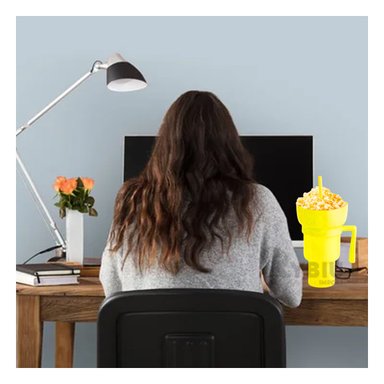 VASO PARA CHUCHERIAS RYBIU CO29759 AMARILLO +PAPEL DE REGALO