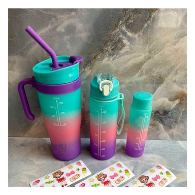 TOMATODO RYBIU CO30087 1200 ML 800 ML 300 ML TRIO STICKER 2D CELESTE