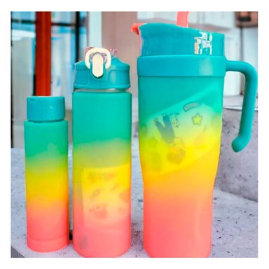 TOMATODO RYBIU CO30085 1200 ML 800 ML 300 ML TRIO STICKER 2D VERDE