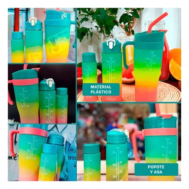 TOMATODO RYBIU CO30085 1200 ML 800 ML 300 ML TRIO STICKER 2D VERDE - 5