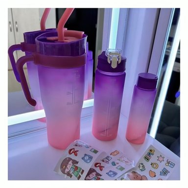 TOMATODO RYBIU CO30089 1200 ML 800 ML 300 ML TRIO STICKER 2D MORADO - 2