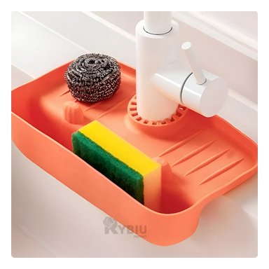 SET ESCURRIDOR RYBIU CO29615 NARANJA ERGONOMICO ADO + REGALO STICKERS