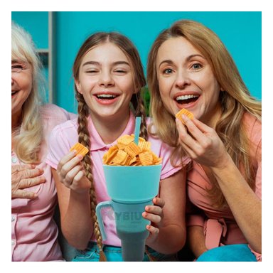 VASO PARA GASEOSAS RYBIU CO29757 VERDE AGUA +REGALO AGENDITA