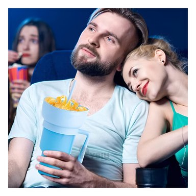 VASO PARA LIQUIDOS RYBIU CO29758 CELESTE +REGALO STICKERS