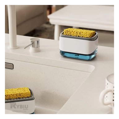 DISPENSADOR RYBIU CO30192 BLANCO JABÓN AUTOMATICO + PAPEL REGALO